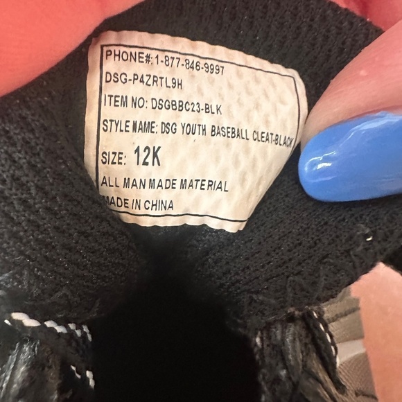 Dsg boys baseball cleats size 12 - Picture 5 of 5